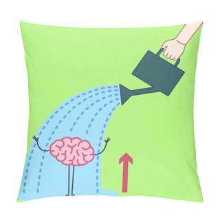 Personality  Brain Growing Up Pillow Covers