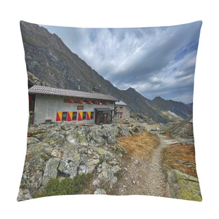 Personality  Mountain Haven: Refuge Retreat And Trail In Piemonte, Pellice Valley Pillow Covers