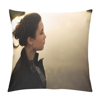 Personality Zen Woman Pillow Covers