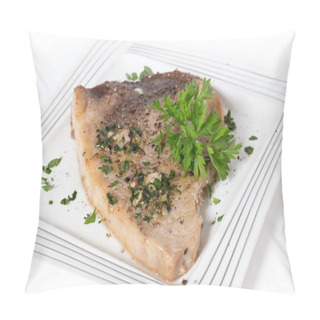 Personality  Garnished Swordfish Steak Pillow Covers