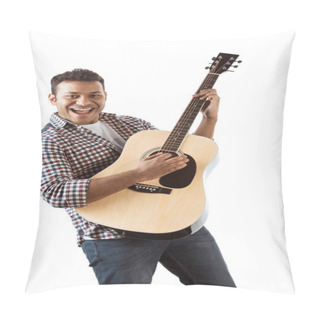 Personality  Man Playing Guitar Pillow Covers