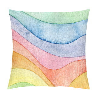 Personality  Watercolor Painted Background Pillow Covers