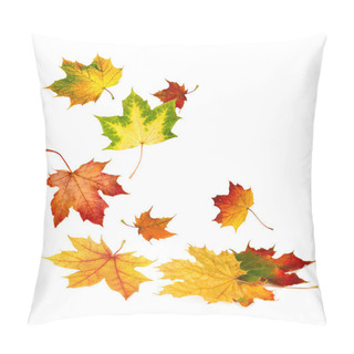 Personality  Beautiful Autumn Leaves Falling Down Pillow Covers