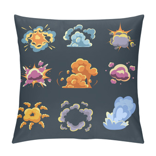Personality  Cartoon Comic Explosion Pillow Covers