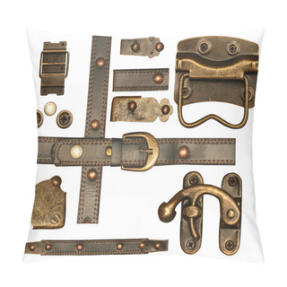 Personality  Collection Of Decorative Metal Elements Pillow Covers