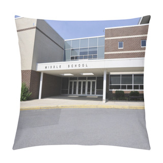 Personality  Middle School Building Pillow Covers