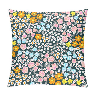 Personality  Vintage Print With Small Flowers. Pillow Covers