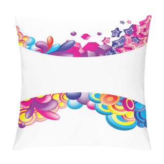 Personality  Colorful Composition Pillow Covers