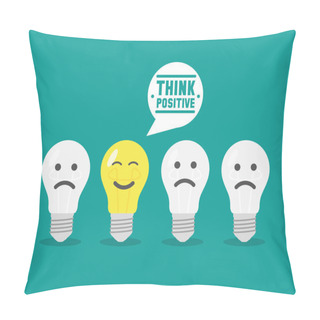 Personality  Positive Thinking Icon Pillow Covers