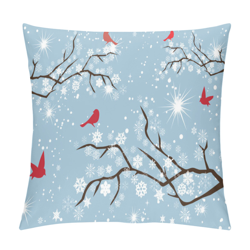 Personality  Snow Trees pillow covers