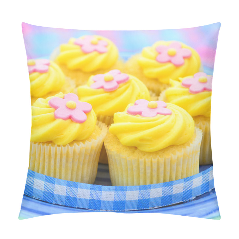 Personality  Iced lemon cupcakes pillow covers
