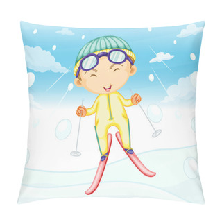 Personality  Ski Jump Pillow Covers