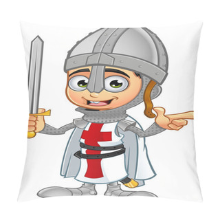 Personality  St. George Boy Knight Character Pillow Covers