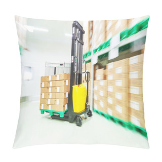 Personality  Loader Stacker At Warehouse Pillow Covers