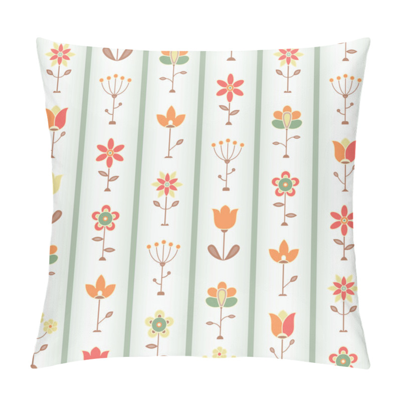 Personality  Retro Flower Seamless pillow covers