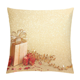 Personality  Christmas Gift Box Pillow Covers