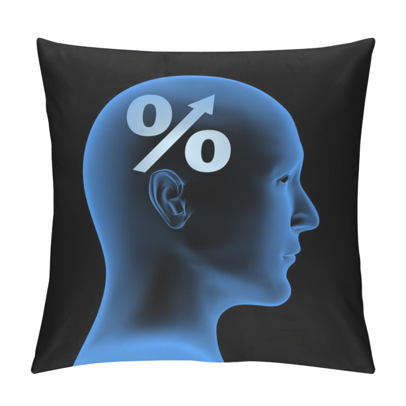 Personality  Percentage - An Index Of Intelligence Pillow Covers