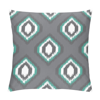 Personality  Seamless Ethnic Pattern In Grey Colors Pillow Covers