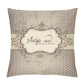 Personality  Luxury Vintage Frame Template 03 Pillow Covers