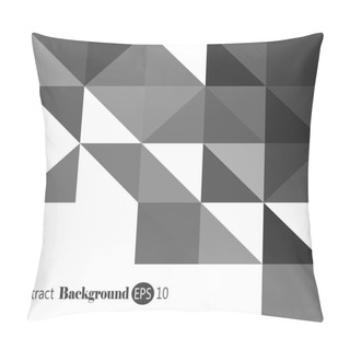 Personality  Abstract Background - Triangle And Square Background Pillow Covers