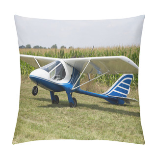 Personality  Experimental Plane In A Field Pillow Covers