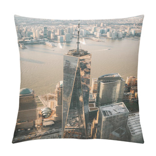 Personality  The One World Trade Center In New York City Pillow Covers