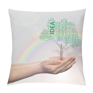 Personality  Art Design Word Cloud Pillow Covers