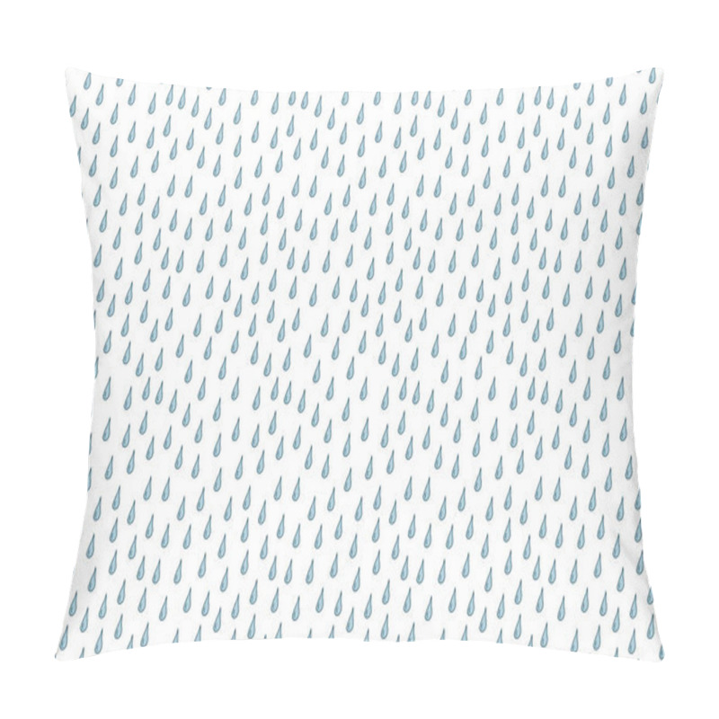 Personality  Colorful seamless pattern with falling drops. Hand drawn design. pillow covers