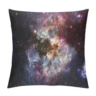 Personality  Nebula And Stars In Outer Space. Elements Of This Image Furnished By NASA. Pillow Covers