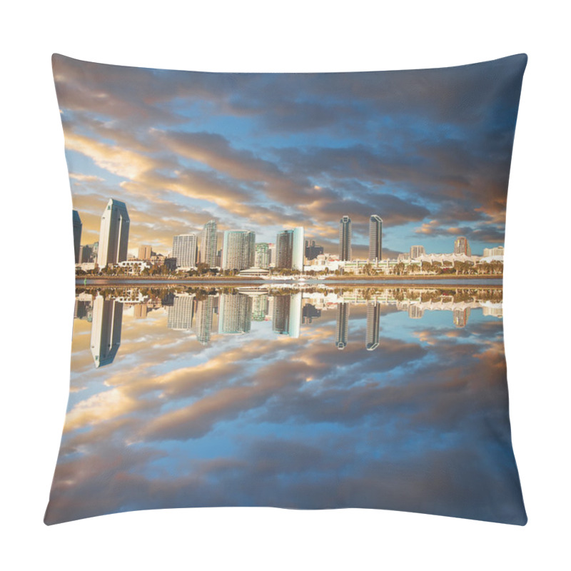 Personality  San Diego sunset pillow covers