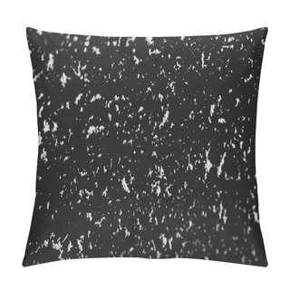 Personality  Abstract Black Background With White Particles Pillow Covers