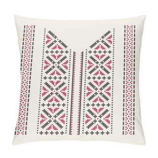 Personality  Ukrainian Embroidery. Traditional Ethnic Pattern Pillow Covers