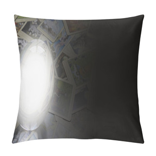Personality  Tarot Reader's Website Banner Pillow Covers