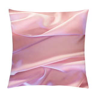 Personality  Beige And Pink Elegant Silk Fabric Background Pillow Covers