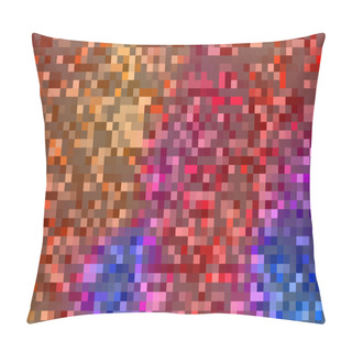 Personality  Pixel Background Pillow Covers