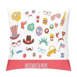 Personality  Costume Props For Independence Day Of America. Themed Photo Booth Party Pillow Covers