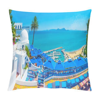 Personality  The Luxury Restaurants Of Sidi Bou Said Pillow Covers