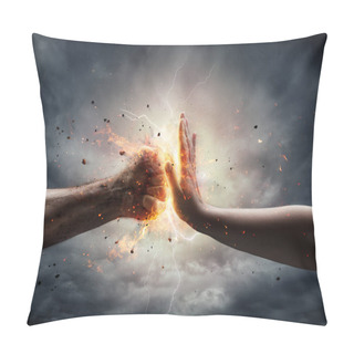 Personality  No To Violence Against Women Pillow Covers