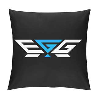 Personality  EGG Letter Logo Vector Design, EGG Simple And Modern Logo. EGG Luxurious Alphabet Design   Pillow Covers