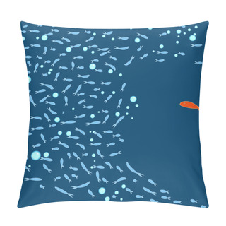 Personality  School Fish Pillow Covers