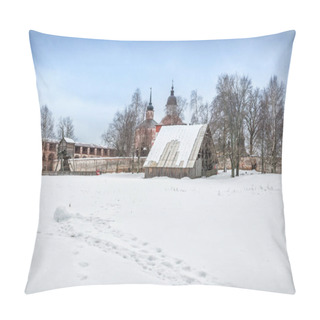 Personality  Walls And Temples In The Kirillo-Belozersky Monastery Pillow Covers