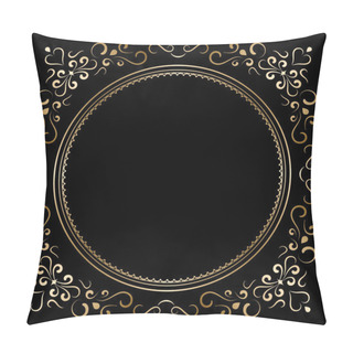 Personality  Gold Frame Pillow Covers
