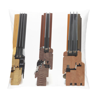 Personality  Wooden Window Profiles Front View Pillow Covers