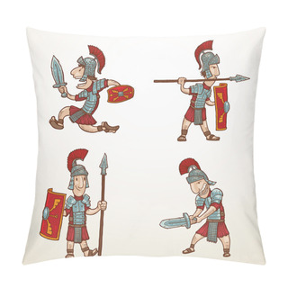 Personality  Set Of Rome Warriors Pillow Covers