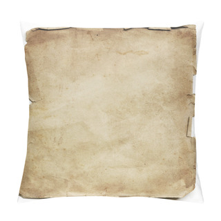 Personality  Old Paper Sheet Isolated Pillow Covers