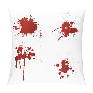 Personality  Blood Splatters Pillow Covers