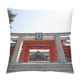 Personality  Sumiyoshi Taisha Shrine Located In Sumiyoshi, Osaka, Japan Pillow Covers
