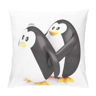 Personality  Penguin Ops! Pillow Covers