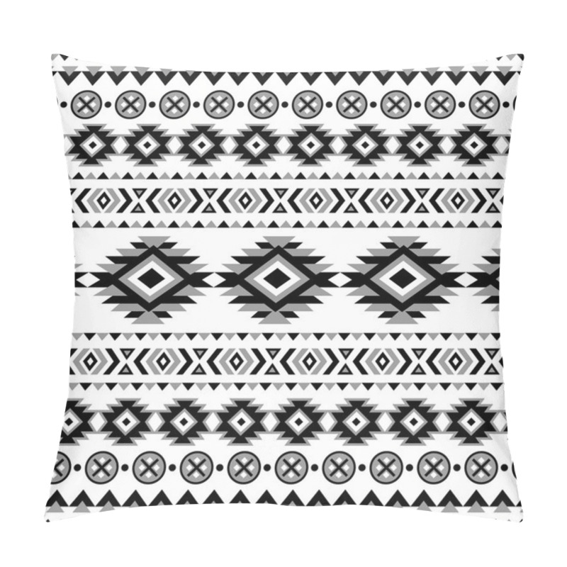 Personality  Ethnic striped seamless pattern. pillow covers