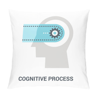 Personality  Cognitive Process Icon Concept Pillow Covers